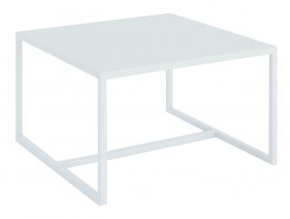 Konferenční stolek BARBOSSA I Abika 67/45,5/67 barevné provedení: bílý mat/bílé nohy