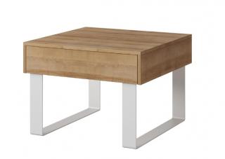 Konferenční stolek malý CALABRINI Gib 63,5/45/63,5 Barva: dub-zlaty