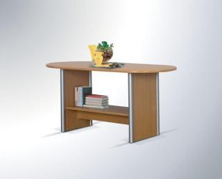 Konferenční stolek owalna LUX Maridex 123/58/60 Barva: buk