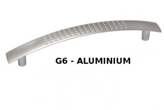 Nábytková úchytka DN87 Farba: G6 - aluminium, Rozteč: 096