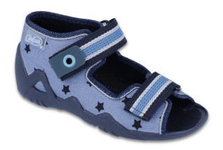 Chlapecké sandálky Befado 250P079 hvězdičky modré