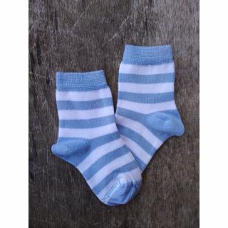 Dětské ponožky BABÁREK z bambusové viskózy modré