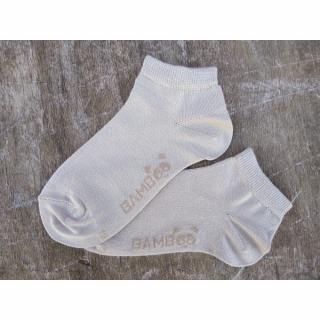 Dětské ponožky BAMBIK z bambusové viskózy béžové