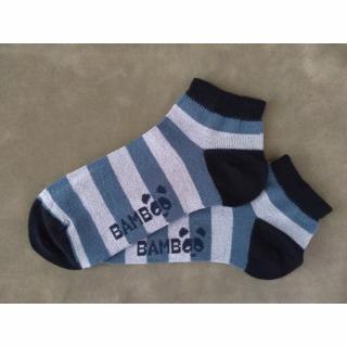 Dětské ponožky KUBÍK z bambusové viskózy modré