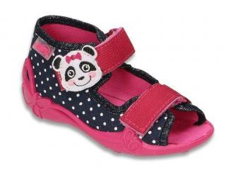 Dívčí sandálky Befado 242P063 panda