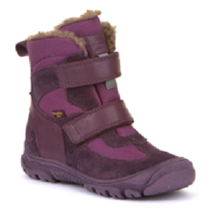 Froddo G3110166-5 purple dětská zimní kotníková obuv waterproof