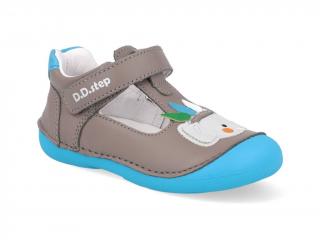 Kožené sandálky D.D.step H015-41764A Grey