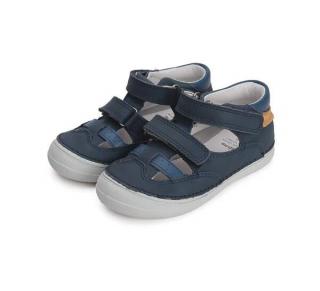Kožené sandálky D.D.step H078-41215 Royal Blue
