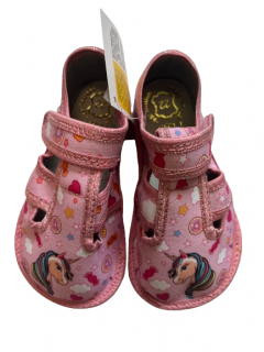 Raweks dětské barefoot bačkory Bare1 Unicorn