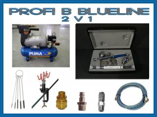 airbrush set Profi B BlueLine 2 v 1