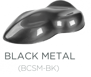 Custom Creative Metallic Black Metal 150 ml