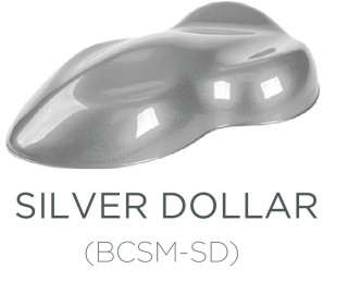 Custom Creative Metallic Silver Dollar 150 ml