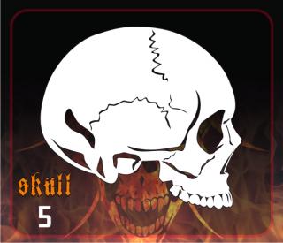 šablona skull 5