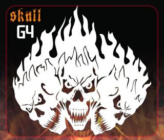 šablona skull G4