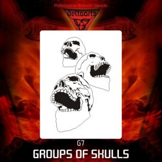 šablona skull G7