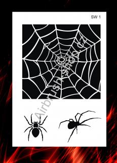 šablona spider web SW 1