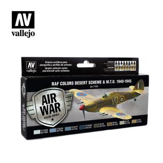 set Vallejo RAF Colors Desert Scheme & MTO 1940-1945