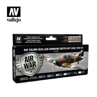 set Vallejo RAF Colors SEAC (Air Command South East Asia) 1942-1945