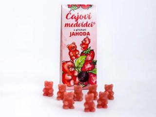 Čajoví medvídci s příchutí jahoda 50g