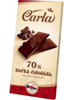 Carla Hořká čokoláda 70%  80g