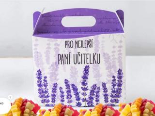 Dárkový box pro paní učitelku Levandule (Lipoo)