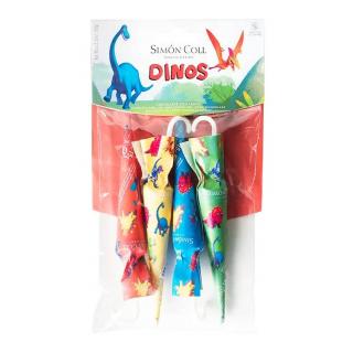 Dinosauři čokoládový deštník 4x15g
