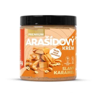 GRIZLY Arašídový krém slaný karamel premium 250 g
