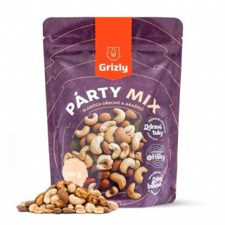 GRIZLY Párty mix slaných ořechů a arašídů 250 g