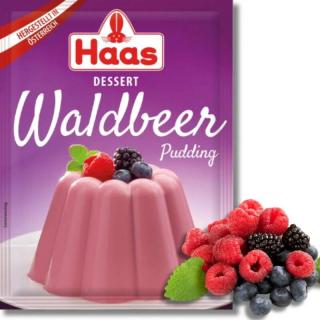 Haas Puding Lesní plody 37g