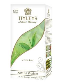 HYLEYS Nature's Harmony Green Tea přebal 25x2g