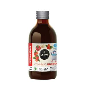 Leros Dětská šťáva Vitamin C Imunita 250ml