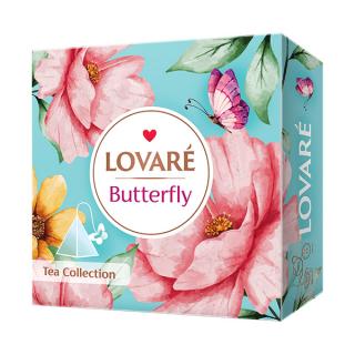 LOVARÉ Butterfly, sada čajů (45 pyramid)