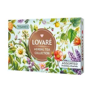 LOVARÉ Herbal Tea kolekce bylinných čajů 64 sáčků