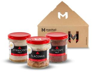 Machač dárková sada Valašská zabijačka (Tlačenka, Jelito, Jitrnice)