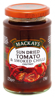 Mackays Sušená rajčata s chilli 205g Chutney