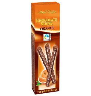 Maitre Truffout čokoládové tyčinky pomeranč 75g