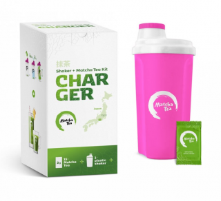 Matcha tea charger R500 růžový