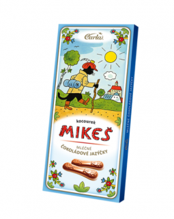 Mikeš Čokoládové jazýčky mléčné 50g (Carla)