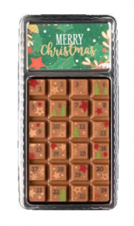 Mini adventní kalendář mléčná čokoláda 30g (Weibler)