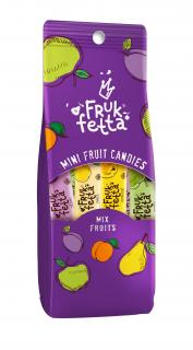 Mini ovocné tyčinky Frukfetta Mix Fruits 120g (Sergio ovocný snack)