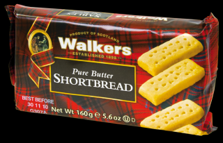 Skotské máslové sušenky Walkers 160g