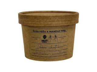 Směs kešu a mandle natural v EKO kelímku 100g