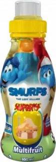 Šmoulové surprise drink ovocný nápoj 300ml pitíčko s překvapením (smurf)