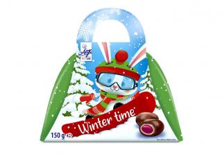 Vánoční taška s čokoládovými bonbóny 150g (Argo kufřík )