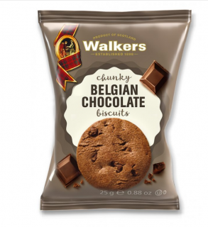 Walkers čokoládové sušenky s kousky čokolády