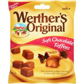 Werthers Original Soft Chocolate Toffee 70g Záruka 10/23