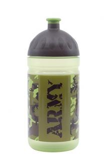 Zdravá láhev ARMY 0,5l + pítko DOPRODEJ