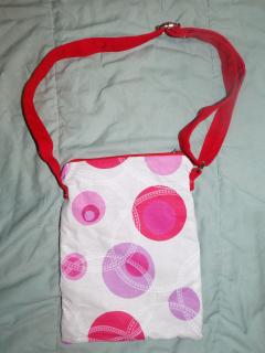 Dětská kabelka - růžové bubliny