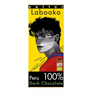 Bio hořká čokoláda Zotter 100% Peru, 65 g  Fair trade