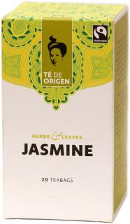Bio porcovaný zelený čaj jasmínový, 20x2 g  Fairtrade